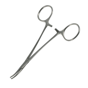 Pinces à moustiques à usage unique Micro Halsted 12,5 cm courbées en acier inoxydable allemand pour salle d'opération manuelle - Product Image 3