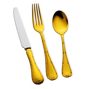 Increíble calidad, estilo único, proveedores indios, juego de cubiertos de Metal con acabado dorado/plateado, cubiertos personalizados para hoteles occidentales - Product Image 3