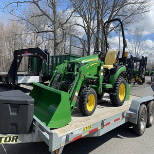 รถแทรกเตอร์ John Deere 3032E 30 แรงม้า 35 แรงม้า สำหรับการเกษตร ผลผลิตสูง พร้อมตัวโหลดด้านหน้าขนาดกะทัดรัด  ประกอบด้วยเครื่องยนต์และเกียร์ที่มีคุณภาพสูง - Product Image 3