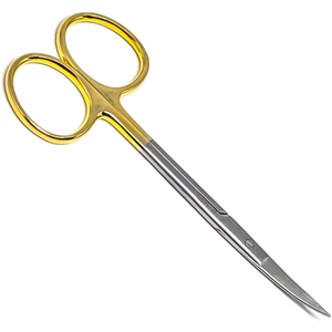 Nuevas tijeras de tejido de goma quirúrgica personalizadas de alta calidad, tijeras rectas para instrumentos dentales de 11,5 CM - Product Image 3