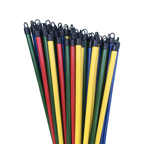 Outils ménagers Vietnam vente chaude bâtons en bois mélange PVC manche de balai bois pour bâton de vadrouille manche en bois meilleur prix - Product Image 2