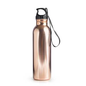 Botella de Yoga de Cobre Puro con Forma de Barriga, Antiderrames, Sin Juntas, para Gimnasio, Deportes, Viajes, Camping, 1000ml, Ecológica, para Beber Directo, Personalizable - Product Image 2