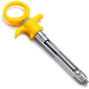 Jeringa autoaspirante dental Mango de plástico rojo Alta calidad Top nuestros productos - Product Image 5