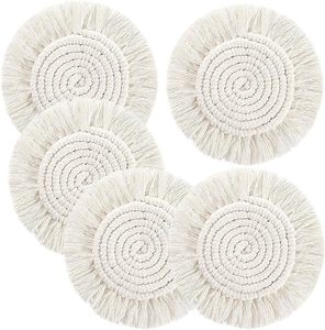 Best Theme Design Cotton Rope <b>Table</b> <b>Coaster</b> Best for Parties and Other Functions Tableware Decorative Beast Design <b>Coaster</b> - Product Image 1