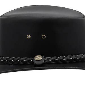 หมวกปีกกว้างทำด้วยมือคุณภาพสูงหมวกหนังคาวบอยสายรัดปรับได้สำหรับผู้ใหญ่ชายและหญิงดีไซน์แบบมืออาชีพ - Product Image 4