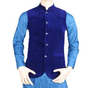 Chaleco de Terciopelo para Hombre Chase Value - Azul Rey Talla 34 - Product Image 2