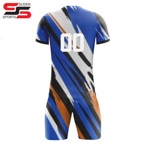 ชุดฟุตบอลพิมพ์ลายดิจิตอล100% คอกลมแขนครึ่งแขนเสื้อแห้งเร็วผ้าโพลีเอสเตอร์ใส่ได้ทั้งชายและหญิง - Product Image 4