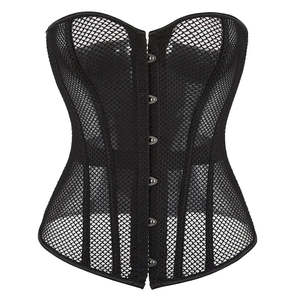 Ultra-Thin Seamless Breathable Lace Mesh Corset Latest Design Popular Fitness Equipment Accessory for Casual Party Looks - Product Image 3