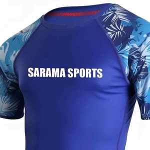 Rashguard de MMA para Hombre, Hecho a Medida, Precio de Fábrica al por Mayor, Rashguard de Jiu Jitsu de Manga Corta de Alta Calidad para Hombre - Product Image 2