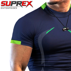 Custom Men’s <b>Compression</b> T Shirt Quick Dry Gym Fitness Tight Sportswear Athletic Workout Activewear Manufacturer Fully Customize - Product Image 5