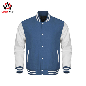 Custom High Quality Wool Baseball Varsity <b>Jacket</b> for Men Vintage Style High-Chenille Stand Winter <b>Light</b> Hooded Reversible XL - Product Image 3