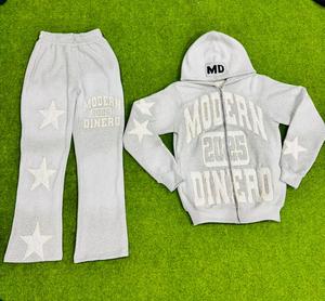 Chándal Informal con Capucha 100% Algodón Personalizado al por Mayor, Impresión por Sublimación, Ropa de Calle de Invierno, Secado Rápido y Transpirable - Product Image 6