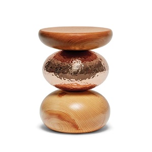 Venta caliente Café de metal duradero y mesa auxiliar Acabado martillado Elegante sala de estar Acento Muebles Hecho EN LA India - Product Image 2