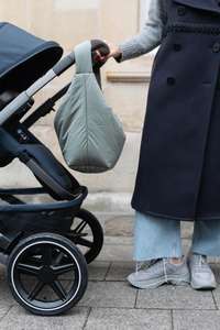 Sac à langer matelassé pour maman, sac fourre-tout pour poussette, grande capacité, écologique, portable, imperméable, doux et rembourré - Product Image 4