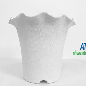 Maceta de plástico con aspecto de tejido natural, maceta Eco Chic para suculentas, hierbas y decoración verde interior - Product Image 1