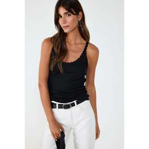 Blusa Casual de Encaje para Mujer, con Logotipo Frontal, Cuello Redondo, Manga Corta, Tela de Poliéster, Talla XL, Moda Diaria de Verano - Product Image 2