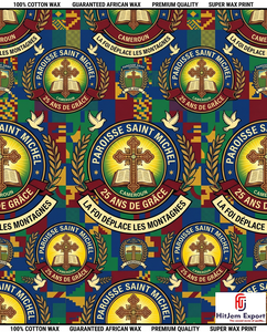 Custom African Wax Print <b>Fabric</b> Manufacturer Church Celebration Anniversary Convention Uniform Textile Supplier - Product Image 4