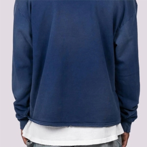 Sweat-shirts à capuche en coton 100% de qualité supérieure, écologiques, résistants au soleil, à épaules tombantes, dernières tendances, vintage, lavés, brodés sur mesure - Product Image 3