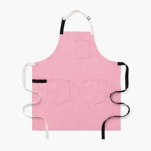 Delantal de Cocina Clásico, Ecológico y Sencillo, de Algodón, con Cintura Ajustable y Tres Bolsillos para Uso Diario - Product Image 2