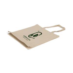 Sacs fourre-tout en toile personnalisés pour l'épicerie avec impression par transfert thermique, motif lettres de taille moyenne pour la publicité - TF230 - Product Image 5