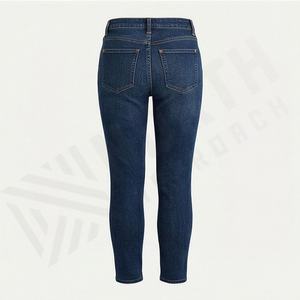 Jeans pour femmes, vêtements, jambe large, taille haute personnalisée, denim décontracté, jeans skinny pour femmes, mode tendance, streetwear respirant - Product Image 2