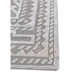 Tapis noués à la main en laine et soie de bambou, motif géométrique gris thym noir, 9x12, rectangulaires, pour couloir et chambre, épaisseur 10 mm - AKWB-13002 - Product Image 4