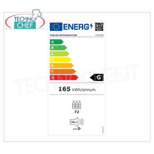 Cave à vin électrique Forcar en acier inoxydable, réfrigération statique pour 72 bouteilles, plage de température +5/+18°C, modèle pour la maison et l'hôtel - Product Image 2