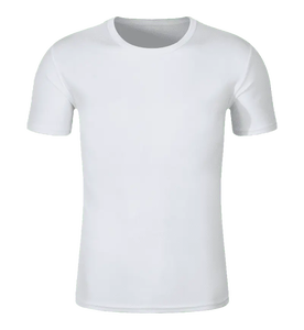 Wholesale Custom Digital Printed 100% Polyester O-Neck <b>Short</b> <b>Sleeve</b> Formal Quick Dry <b>White</b> Men's T-<b>Shirt</b> - Product Image 2
