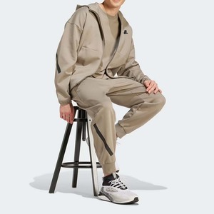 Vêtements d'entraînement et de jogging en gros deux pièces survêtements à cordon hommes meilleure qualité 100% coton lourd écologique - Product Image 3
