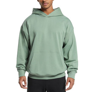 Sweat-shirts pour hommes de haute qualité, lavage à l'acide, logo personnalisé, couleur respirante, 100% coton pour hommes - Product Image 5