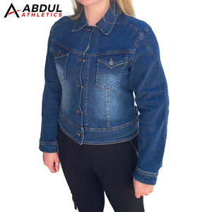Chaqueta Vaquera para Mujer, Lavado Claro, Informal, para Uso Diario, Moda Urbana y Salidas - Product Image 1