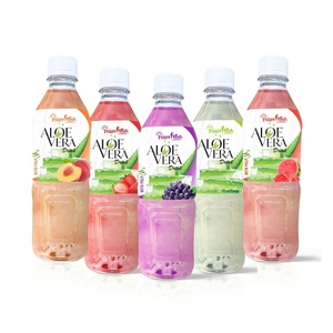 500ml Premium High Quality Aloe Vera and Watermelon Juice Pulp Flavored Soft Drink in <b>Bottle</b> Private Label - Product Image 3