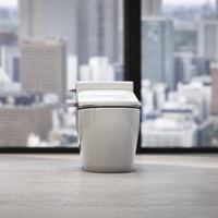 Siège de bidet électronique TREVI ALB-R3600, style moderne, design ergonomique, buse antibactérienne, lavage féminin, siège de toilette télécommandé