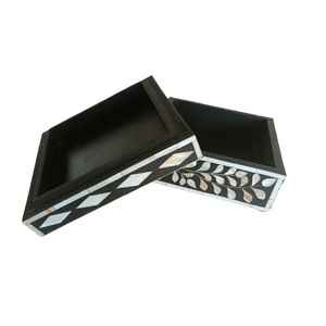 Forma y tamaño personalizados, cajas de joyería de nácar impermeables de estilo moderno de lujo ecológicas hechas a mano, opciones de Color personalizadas - Product Image 3