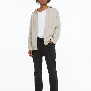 Nouvelle mode hiver rue à manches longues ensemble décontracté pour hommes 100% coton couleur unie ODM motif personnalisable teint uni taille 6XL - Product Image 2