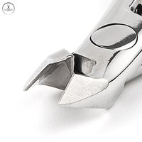 Pince à cuticules pour ongles, 7mm, pointe, coupe-bordures, outil de manucure