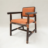 Chaise de salle à manger en bambou écologique faite à la main Sancaka, design de couleur personnalisé pour salles à manger et salons modernes, meubles de villa et de maison