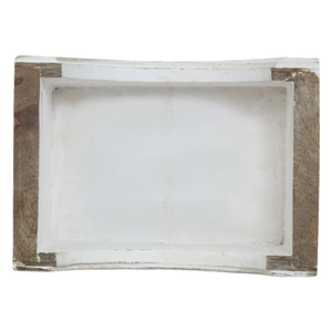 Sous-verres décoratifs en bois surface mate design cercle blanc pour les boissons fabriquées à partir de bois de haute qualité conçu au toucher naturel unique - Product Image 6