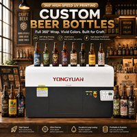 Impresora UV Rotativa de Alta Velocidad de 360 Grados para Latas de Cerveza, Latas de Aluminio, Máquina de Impresión Cilíndrica, Impresión Completa CMYK, Barniz Blanco