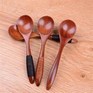 Venta caliente Ecológico Mango Madera Sólido Cuchara Venta al por mayor Utensilios de cocina para el hogar o restaurante Uso 100PCs Pedido mínimo - Product Image 6