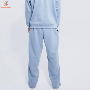 ชุดวอร์มผู้ชายแบบสั่งทำพิเศษ ไซส์ใหญ่ ทรงหลวม 2 ชิ้น เสื้อฮู้ดและกางเกงขายาว สำหรับฤดูหนาว ขนาดผู้ใหญ่ - Product Image 2