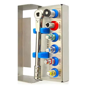 2026 Fresa manual quirúrgica para corte óseo y osteodentificación, con tope, de acero, certificado CE Clase II, 1 año - Product Image 2