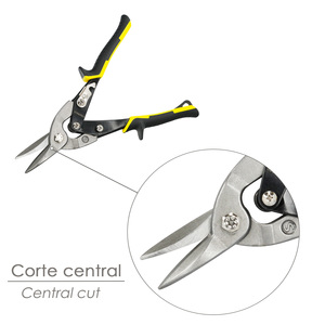 Cesoie per Lamiera, Taglio Centrale, 250 mm. Lama in Acciaio al Carbonio - Product Image 3