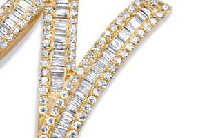 2025 plus récent personnalisé personnalisé Hip Hop bijoux 14KT solide or blanc lettre initiale glacé pendentif Moissanite diamant rond - Product Image 4