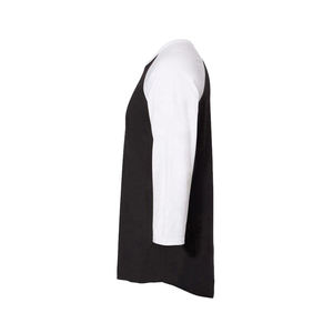 เสื้อยืดคอกลมผ้าฝ้ายแขนยาวสำหรับผู้ชายเสื้อคอกลมพิมพ์โลโก้แบบกำหนดเองขนาดใหญ่ซักได้ยาว - Product Image 3