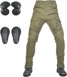 Men's Breathable Motorcycle Riding Denim Jeans Pants with Detachable CE Armor <b>Pads</b> Knee and <b>Hip</b> Protection Equipment - Product Image 1