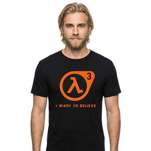 เสื้อยืดออกกำลังกาย Half-Life 3 ผ้าฝ้าย 100% น้ำหนักผ้า 300 กรัม ดีไซน์แบบอัดแน่น หมายเลขรุ่นพิมพ์บนเสื้อยืด - Product Image 2