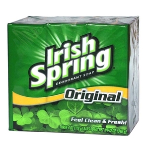 Savon solide hydratant Irish Spring Original Scent avec vitamine E, portable, anti-odeur/désodorisant 12 heures pour femmes - Product Image 5