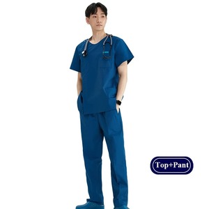 ชุดเสื้อผ้าพยาบาล2ชิ้นมีซิปสำหรับผู้หญิงผู้ชายชุดเสื้อผ้าทางการแพทย์ - Product Image 4
