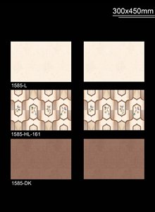 Prix d'usine direct Carreaux muraux en céramique numérique 12X18 300X450 Taille pour le Guatemala Utilise Fabrication de carreaux en Inde - Product Image 2